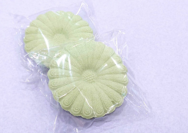 落雁 菊まんじゅう （緑）しろあん入り